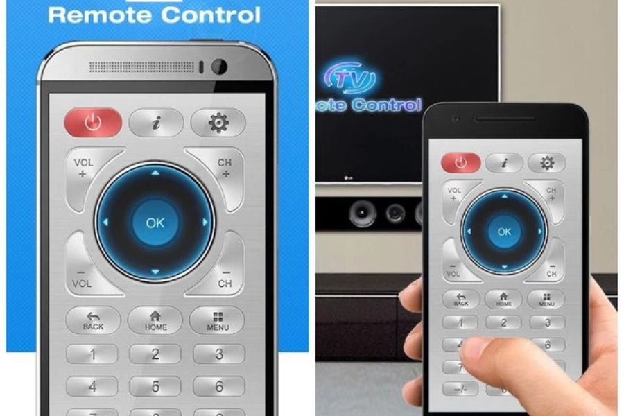 ¿Cómo se llama la aplicación para usar el teléfono como control remoto?